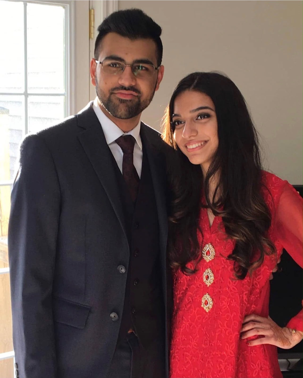 Saf and Serish engagement photo